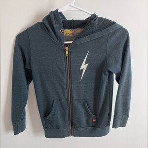Aviator Nation Kids Hoodie with Lightning Bolt | VGUC